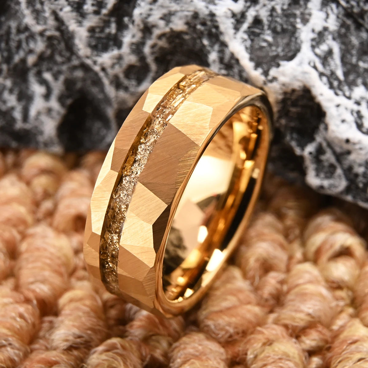 anillo hombre classic tungsten ring gold plated jewelry luxury joyeria wedding rings anillos de compromiso accesorios hombre