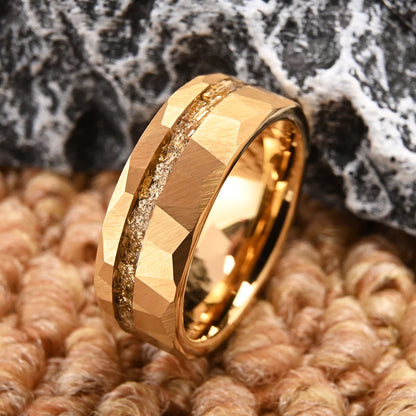 anillo hombre classic tungsten ring gold plated jewelry luxury joyeria wedding rings anillos de compromiso accesorios hombre