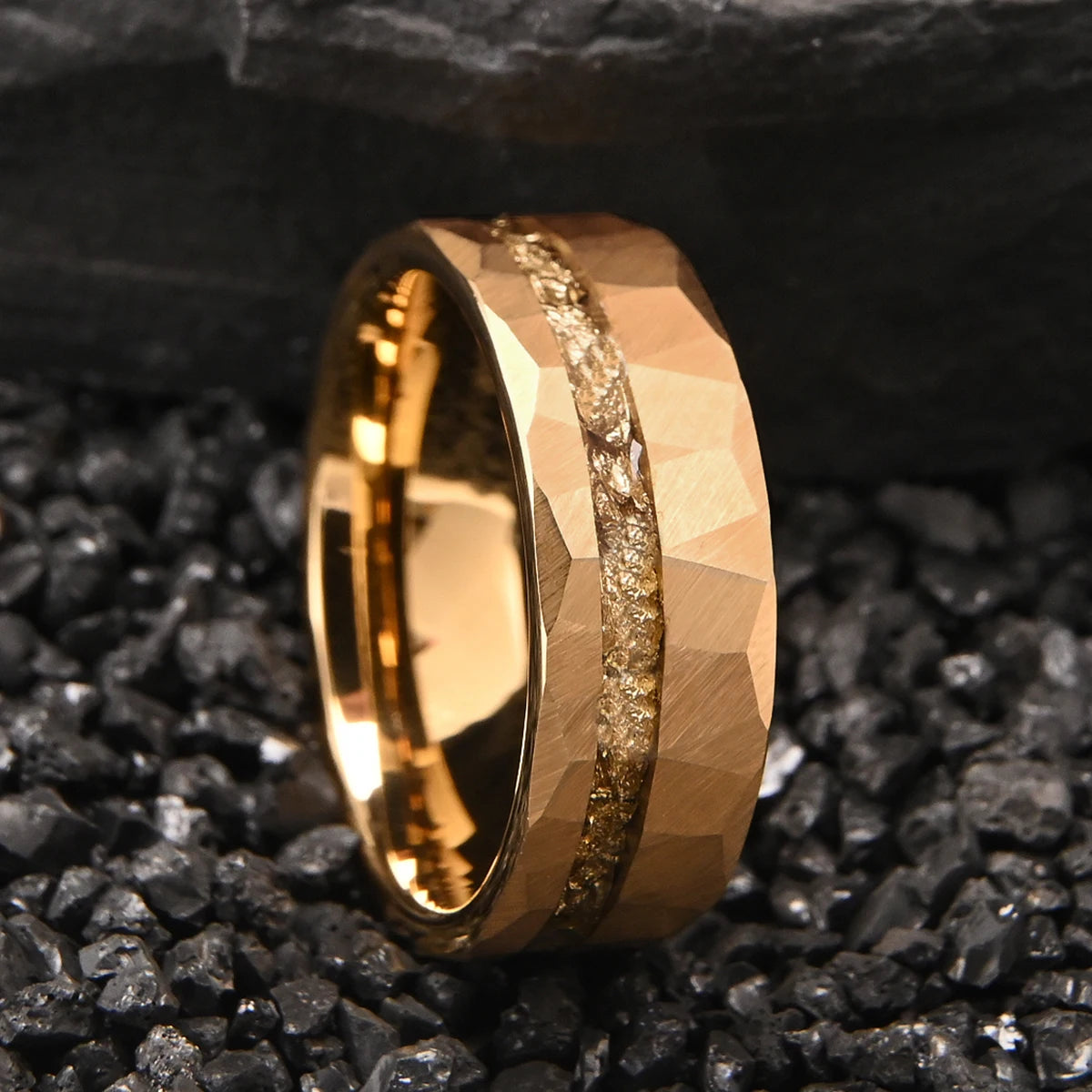 anillo hombre classic tungsten ring gold plated jewelry luxury joyeria wedding rings anillos de compromiso accesorios hombre