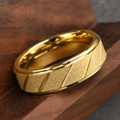 tungsten carbide ring for man anillos bague homme pareja de compromiso fashion jewelry wedding band couple engagement rings gift